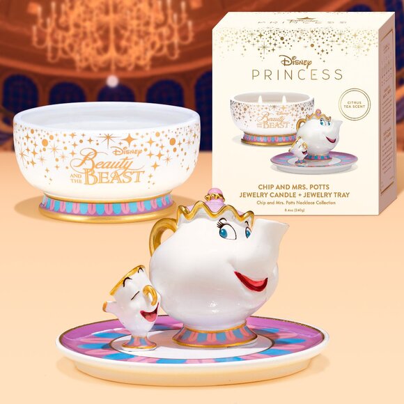 Disney Other - Disney Beauty and the Beast Chip and Mrs. Potts Jar